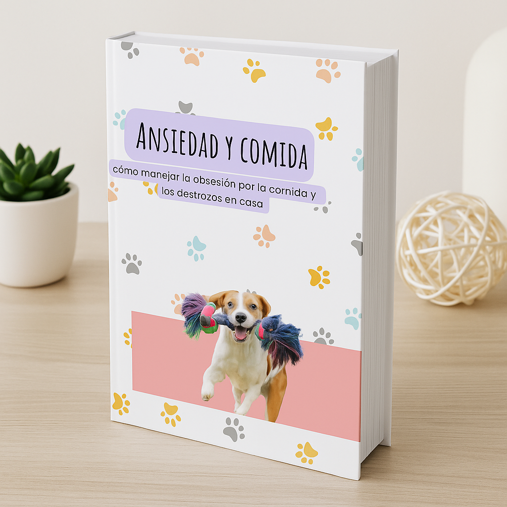 Tu perro no es desobediente. Aprende a reconocer y calmar su ansiedad con pasos simples y prácticos.